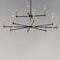 Maxim Lighting Flambeau 12-Light 2-Tier LED Chandelier 16129CLBKAB - alternate 2